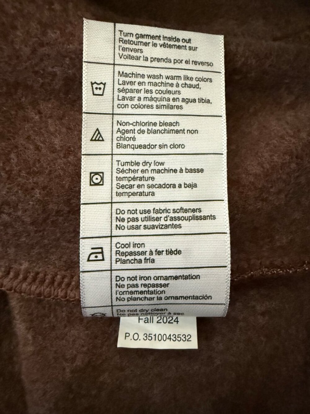 Carhartt Rain Defender Loose Fit 1/4-Zip Hoodie Brown XL Tall XLT Workwear - Picture 7 of 8
